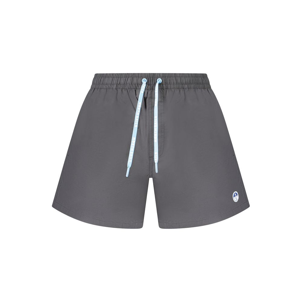 Slip de bain Boxer North Sails en nylon noir pour homme