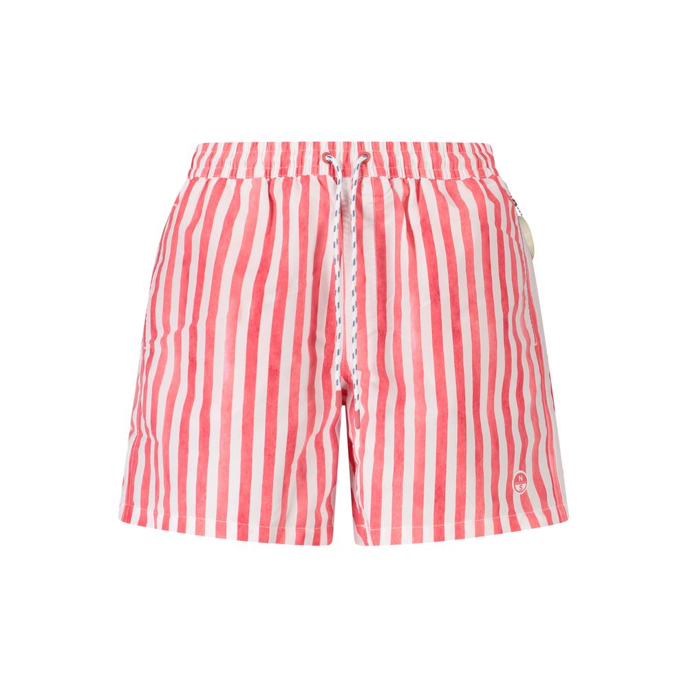 Short de bain homme North Sails rouge en polyester