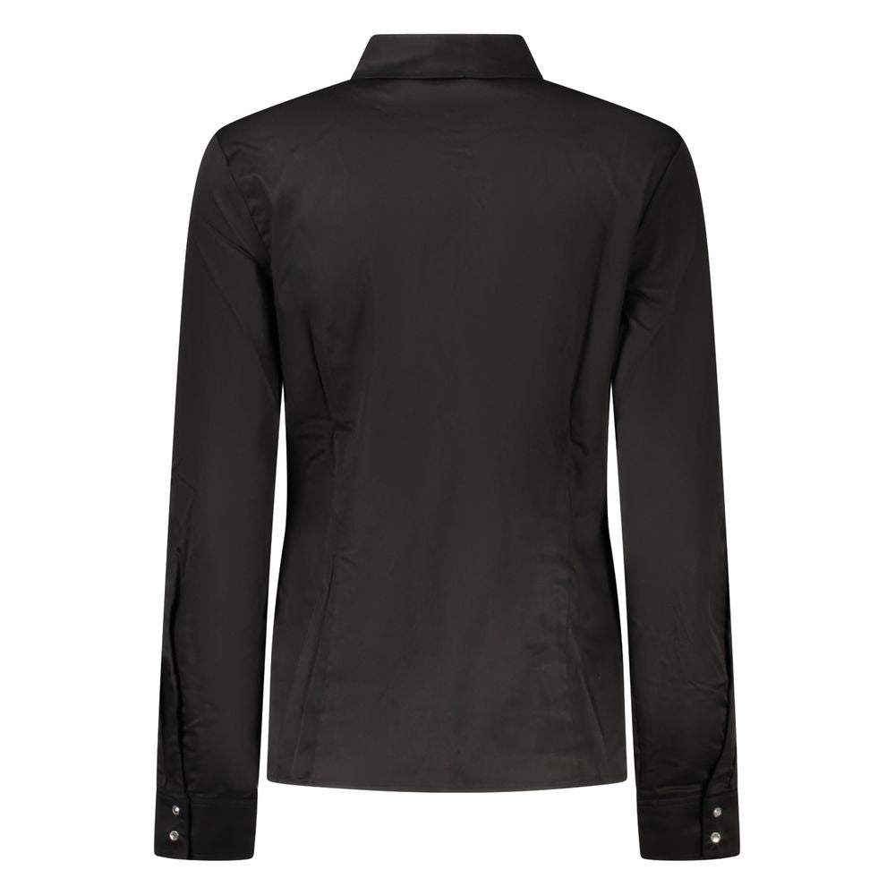 Chemise noire en coton pour femme Guess Jeans
