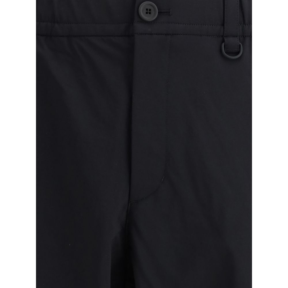 LAMINAR Black Polyamide Cargo Pants