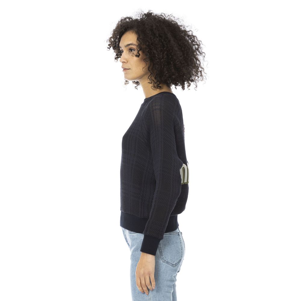 Chemise en coton bleu femme Mr&Mrs Italy