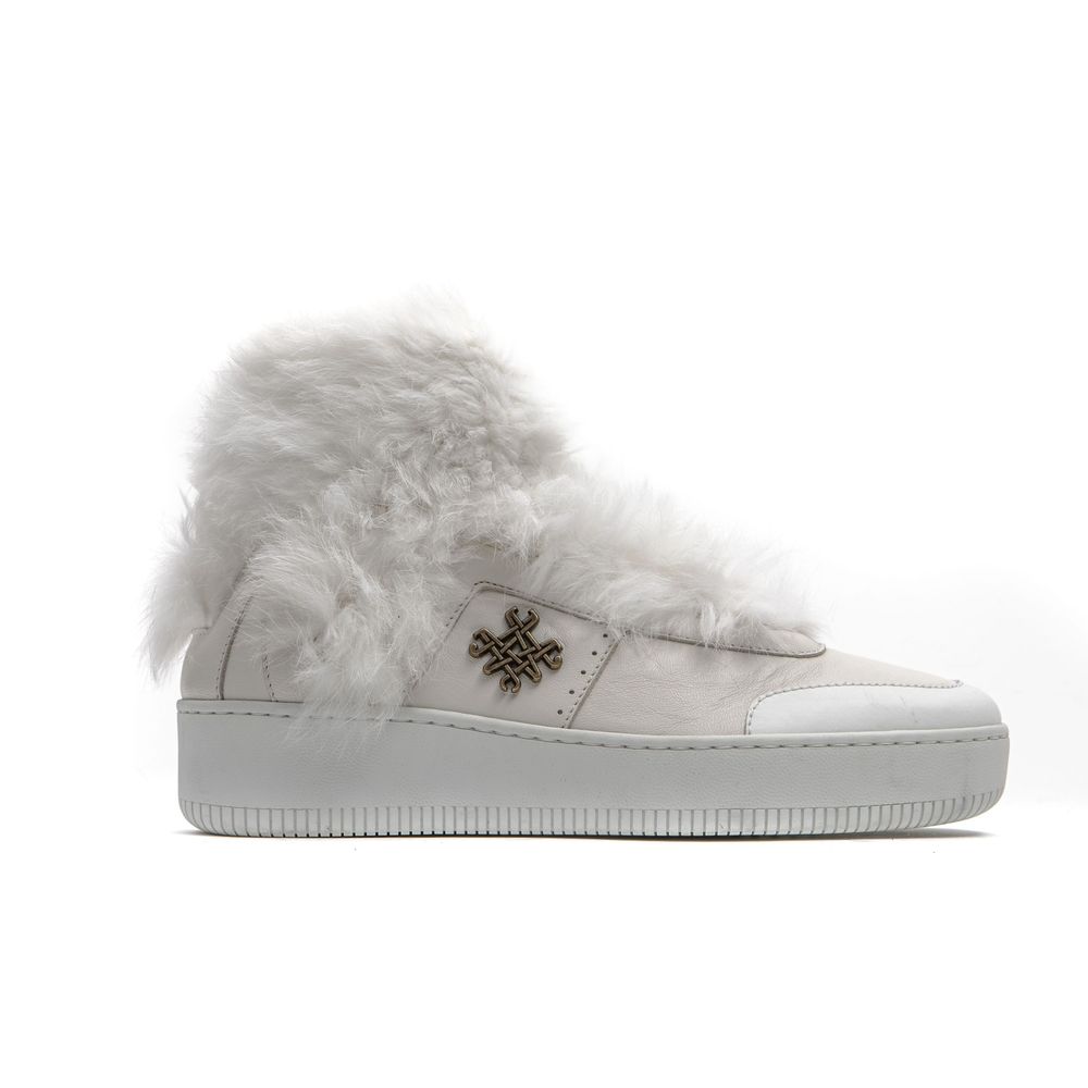 Baskets Femme Blanches en Coton Mr&Mrs Italy