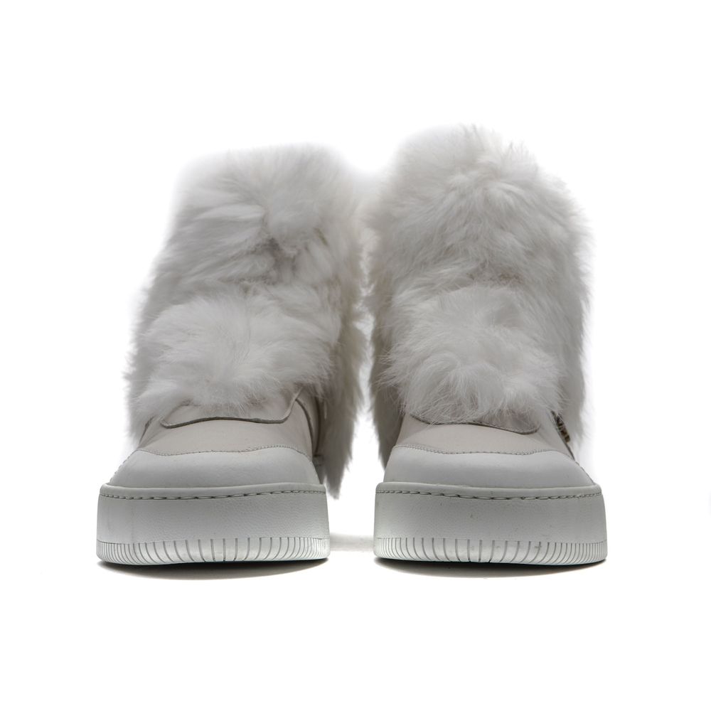 Baskets Femme Blanches en Coton Mr&Mrs Italy