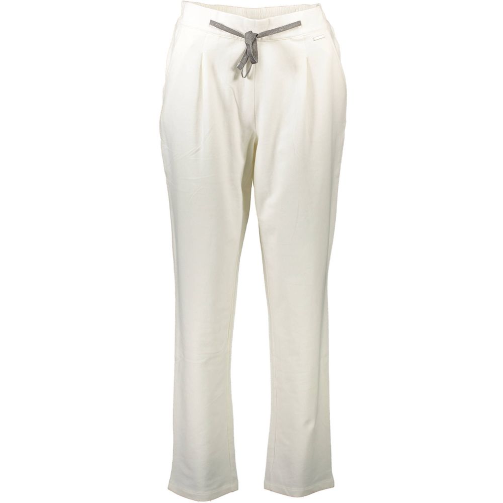 U.S. POLO ASSN. Pantalon Blanc en Coton pour Femme