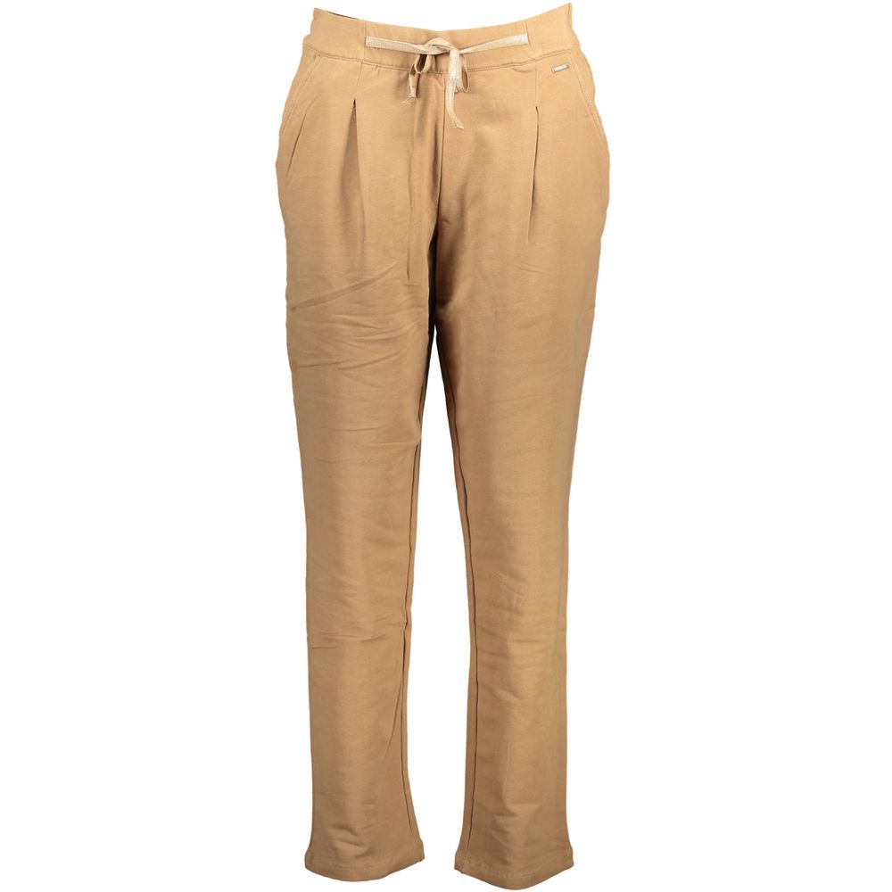 U.S. POLO ASSN. Pantalon marron en coton pour femme