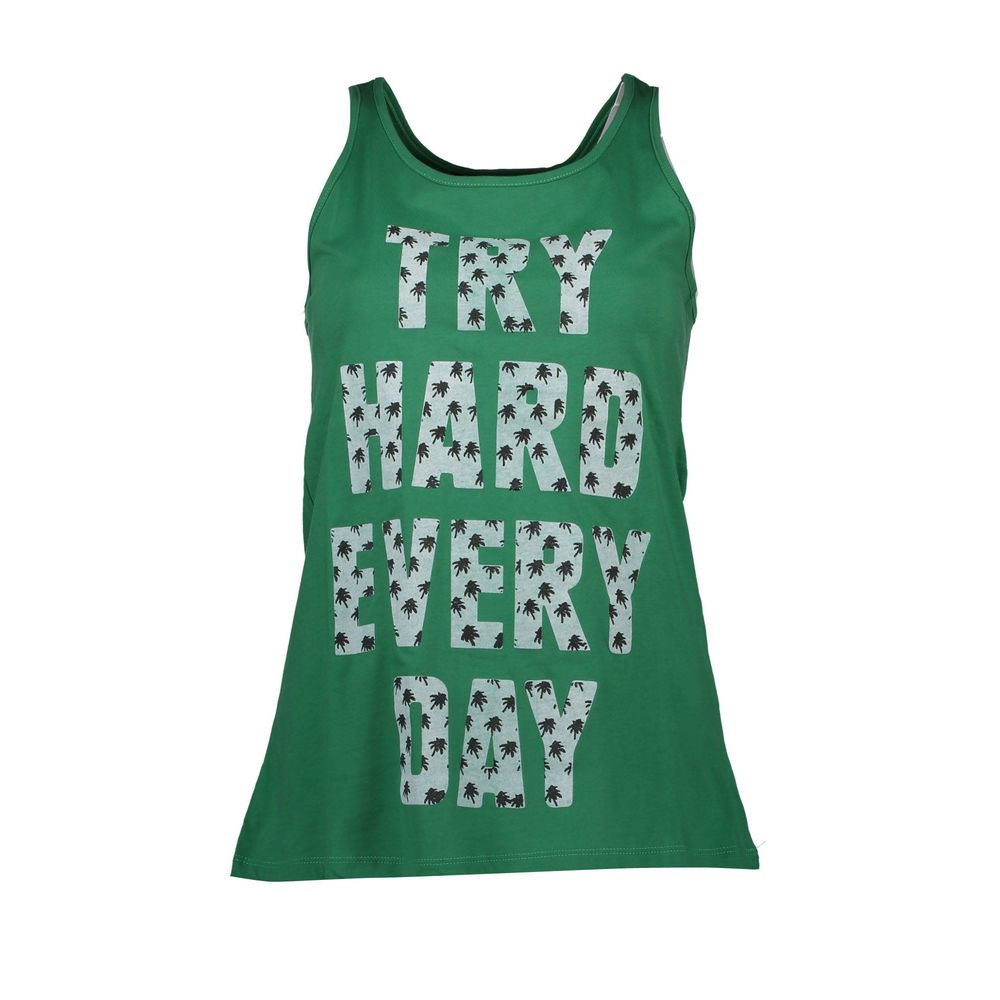 Débardeur Femme Coton Vert Silvian Heach