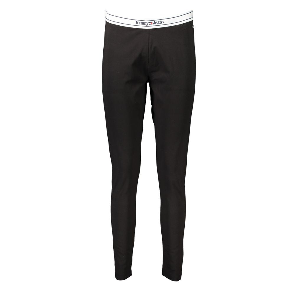 Legging noir en coton pour femme Tommy Hilfiger