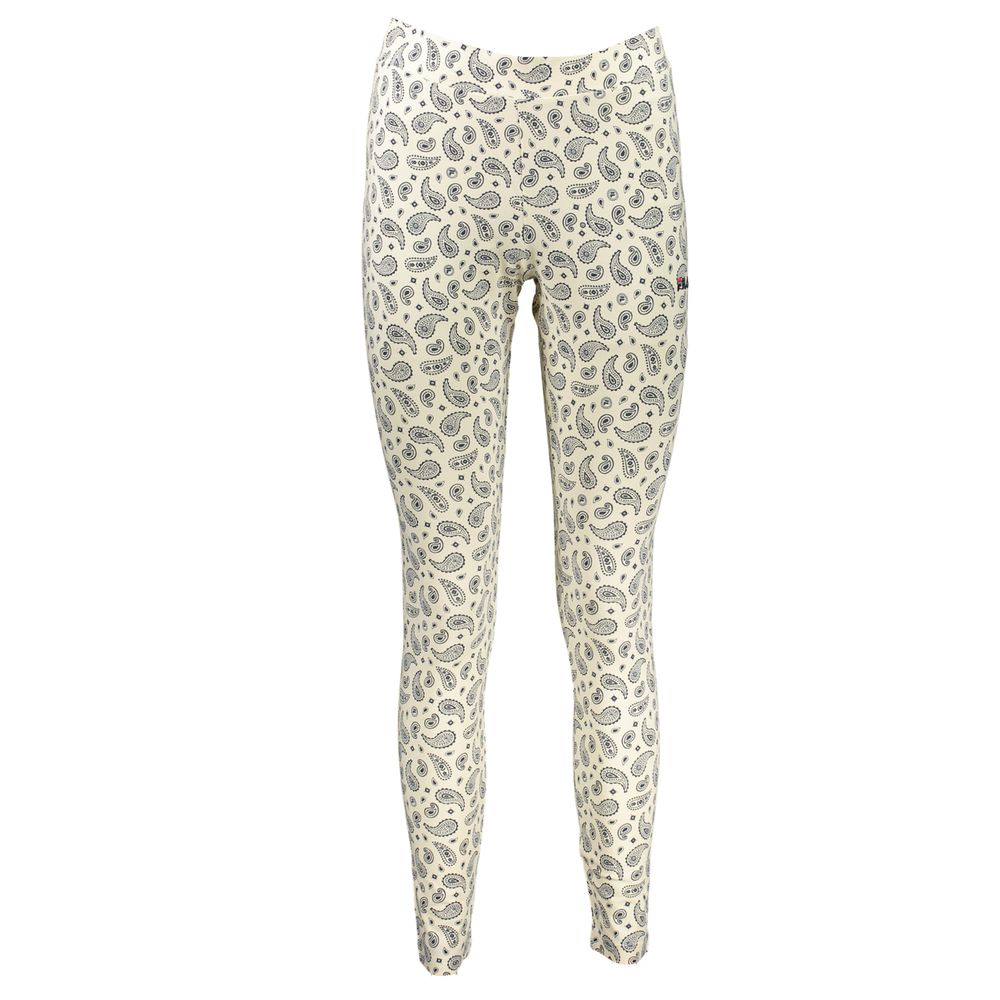 Legging Fila en coton blanc pour femme
