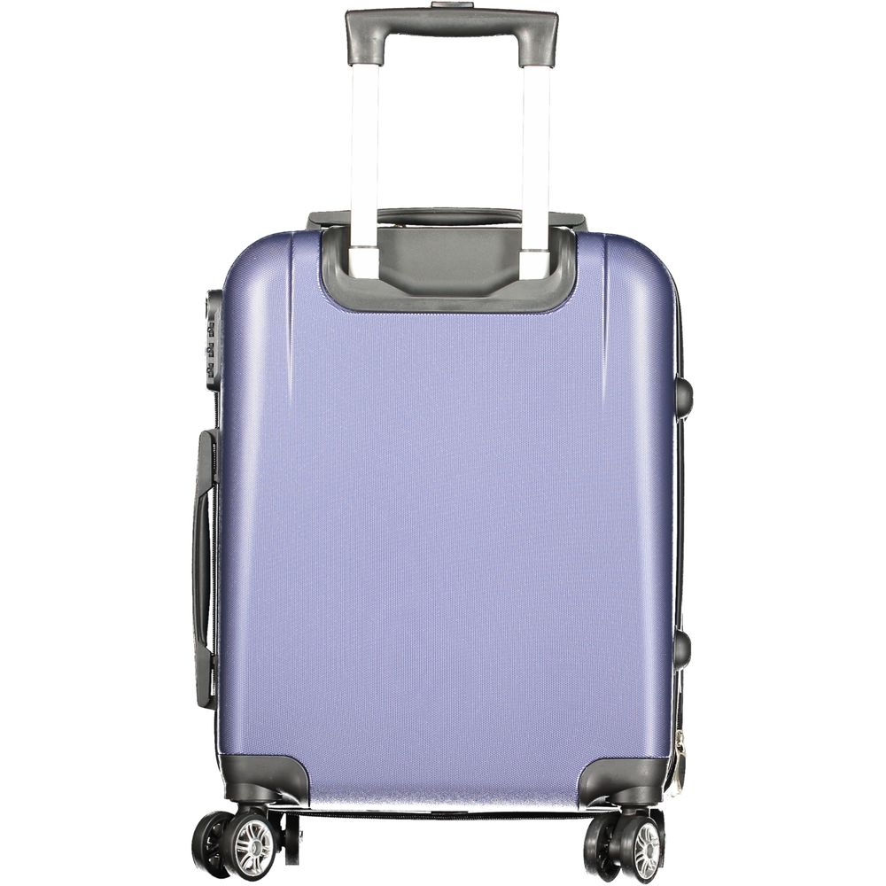 Laura Biagiotti Blue Polyurethane Women's Travel Bag