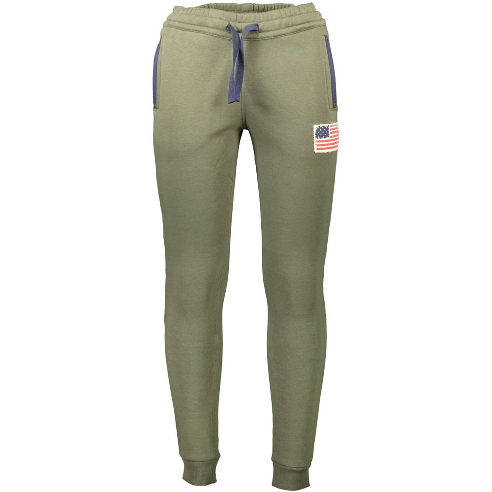 U.S. POLO ASSN. Pantalon en coton vert pour homme
