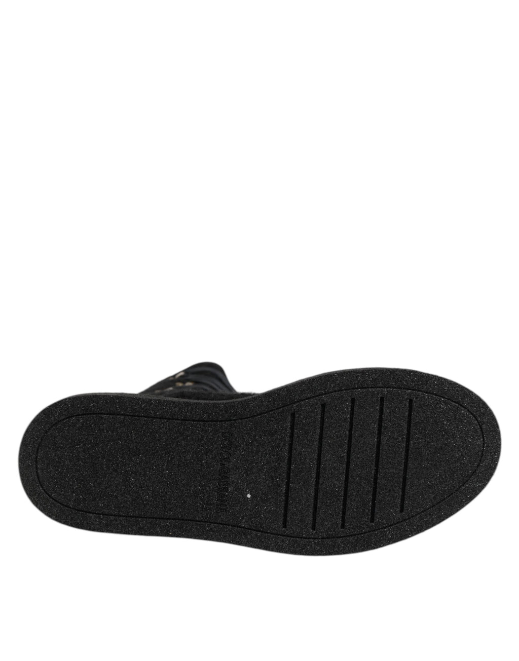 Bottes mi-mollet Dolce & Gabbana en laine d'alpaga noire et daim
