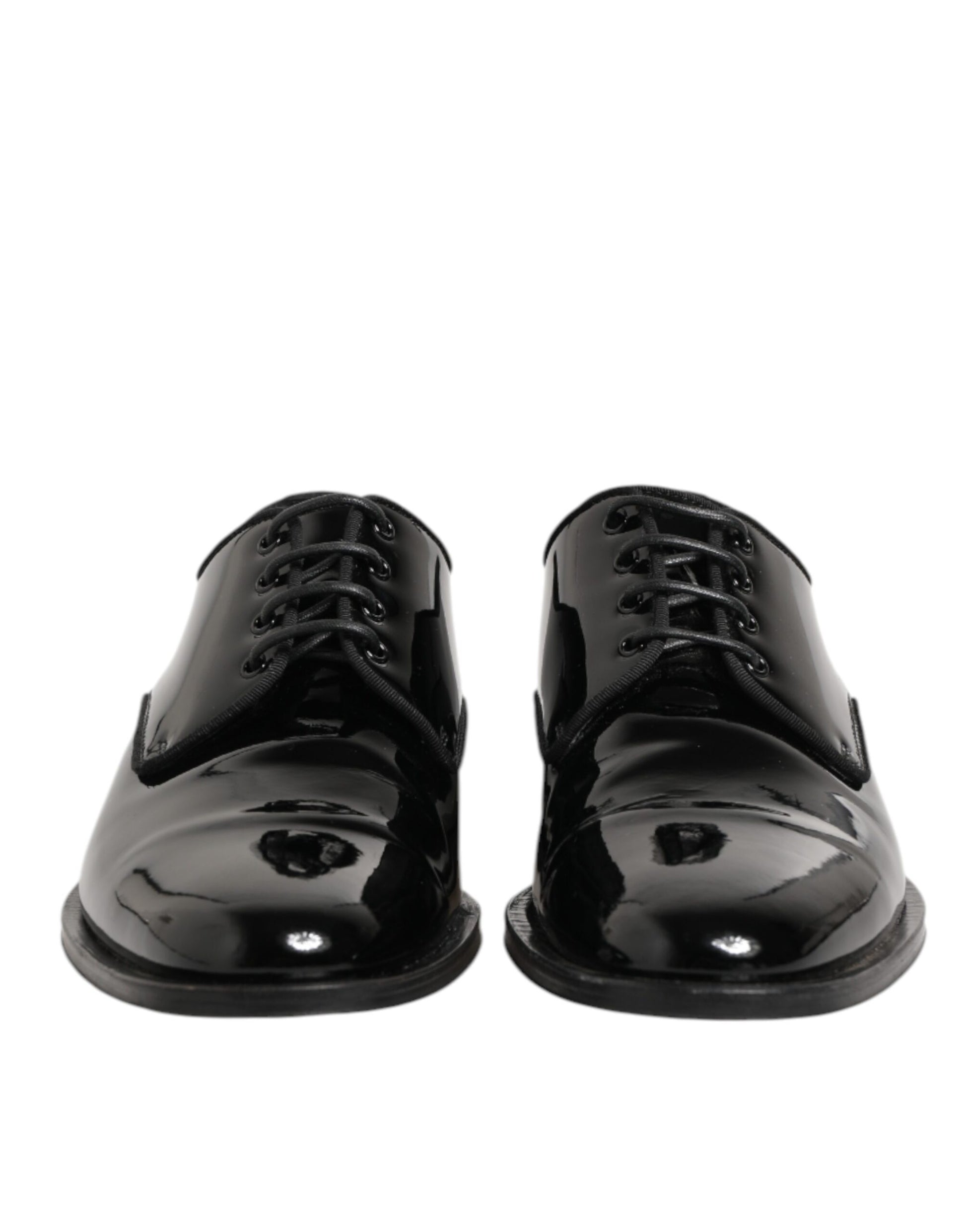 Chaussures habillées de ville Dolce & Gabbana en cuir noir à lacets