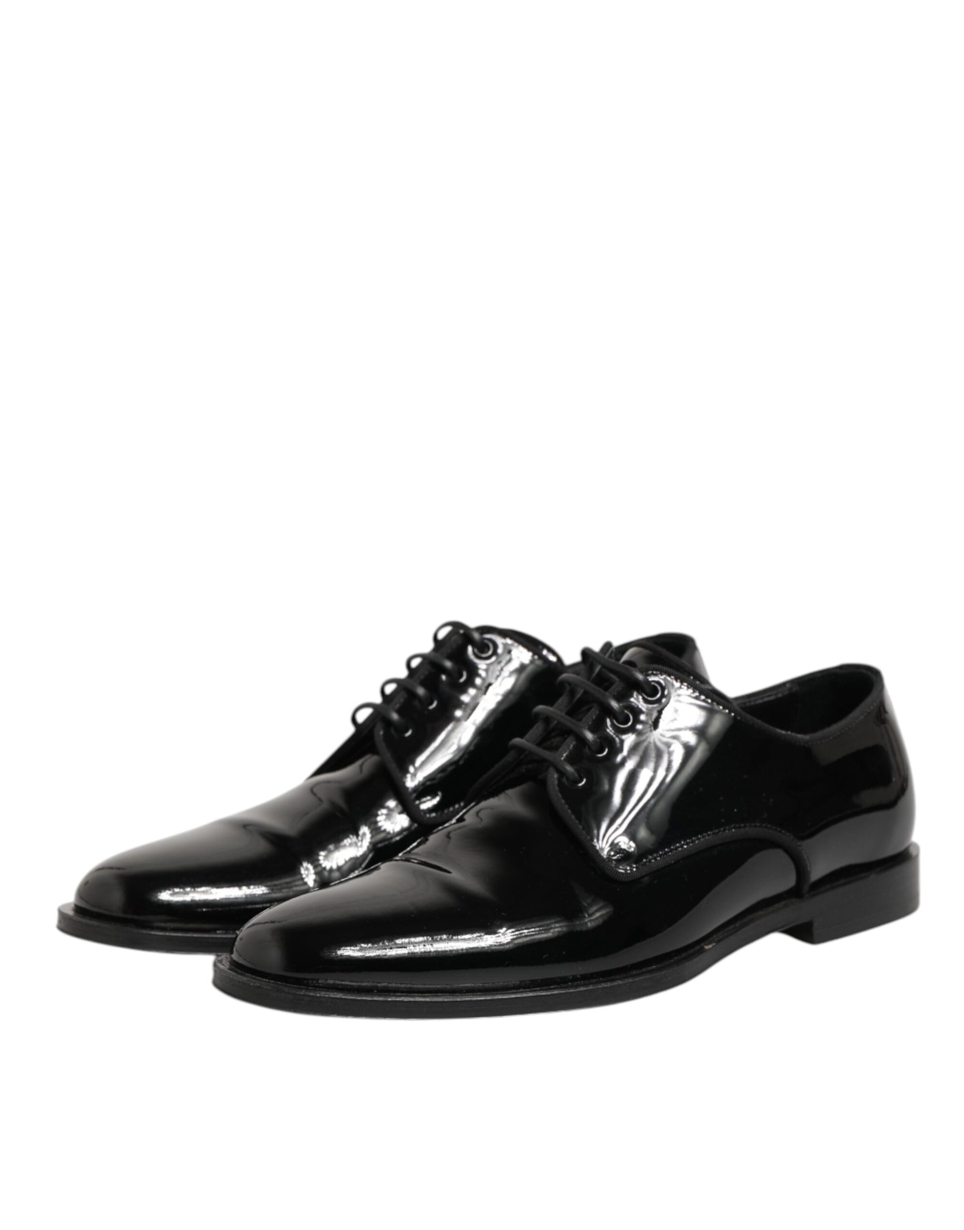 Chaussures habillées de ville Dolce & Gabbana en cuir noir à lacets