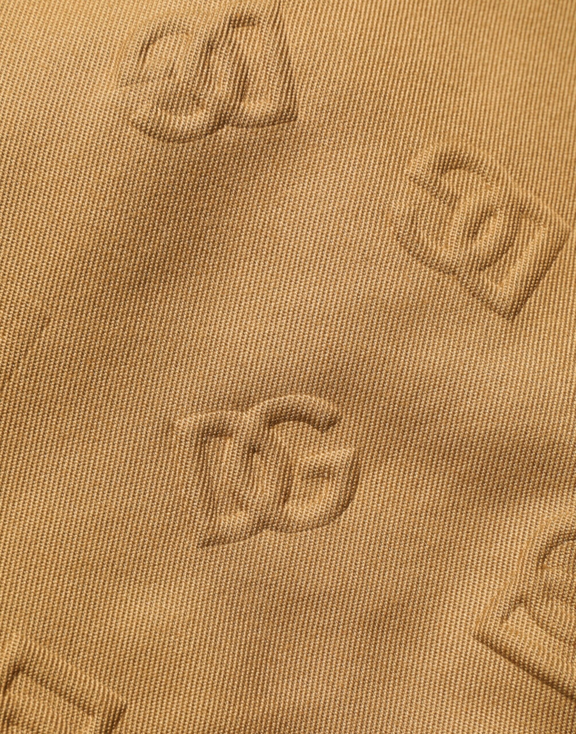 Shorts Cargo Bermudes Dolce & Gabbana Marron Coton Stretch Logo