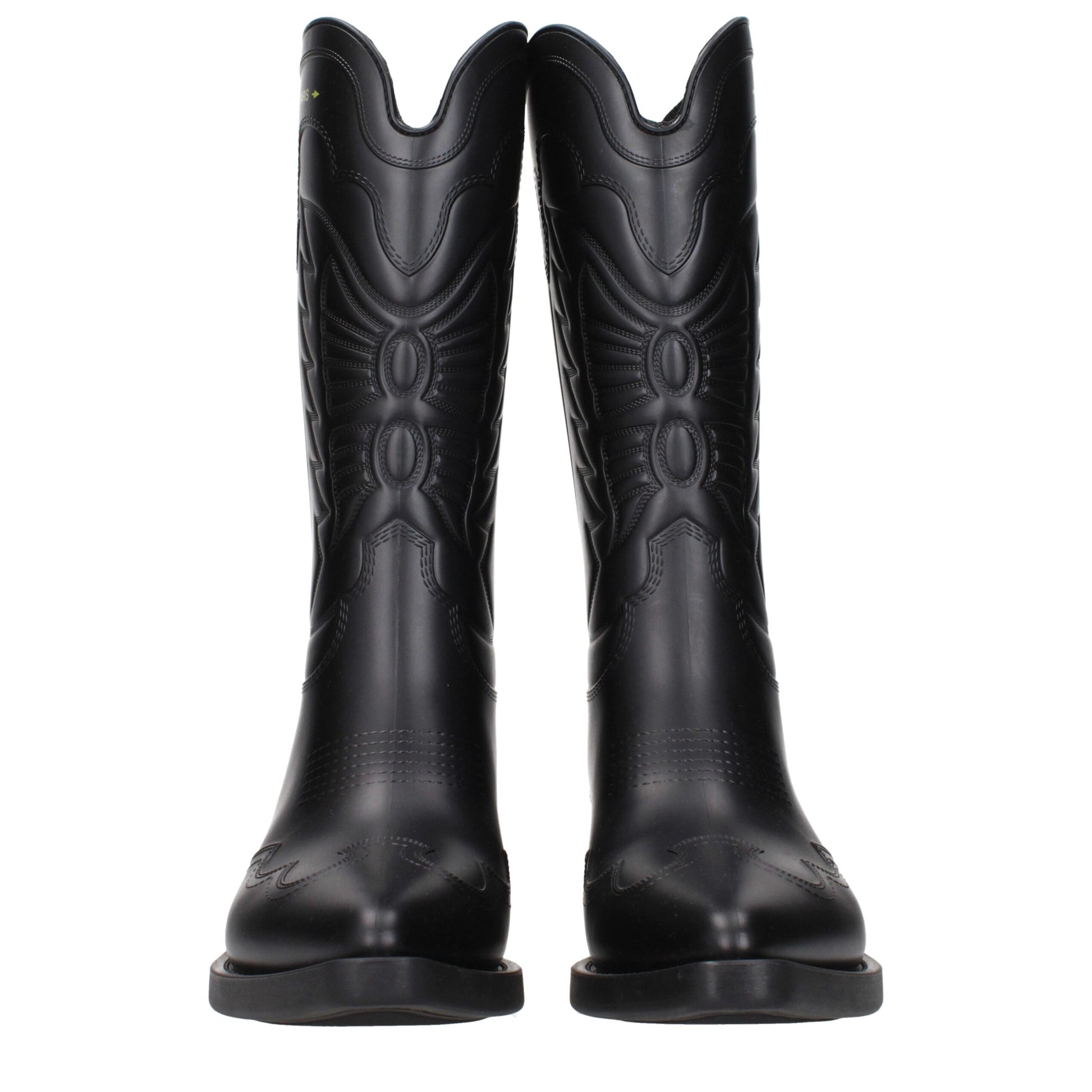 Bottes en coton noir Christian Dior
