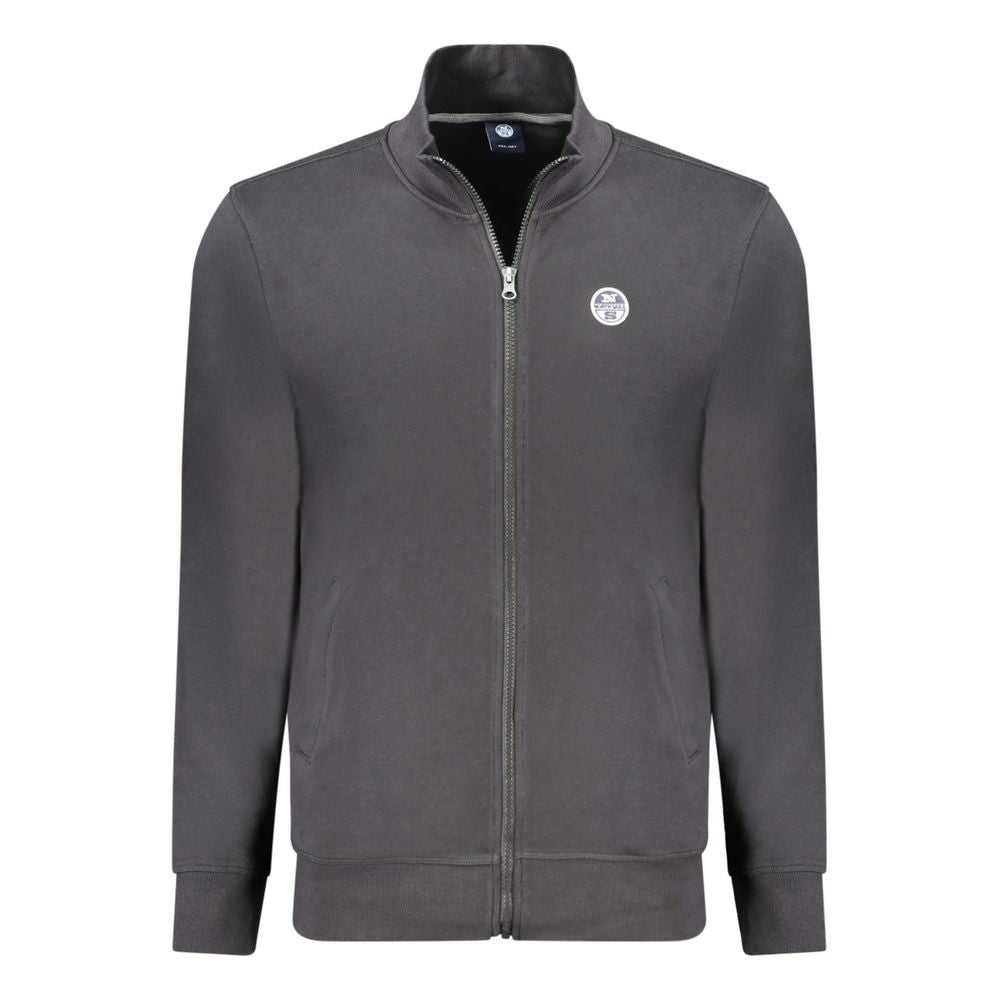 Sweat-shirt homme en coton noir North Sails