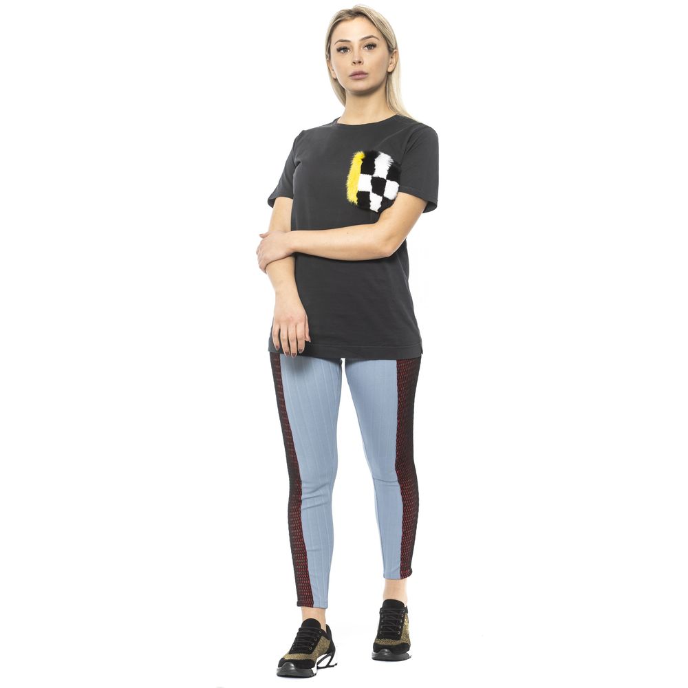 Legging Femme en Coton Bleu Clair Mr&Mrs Italy