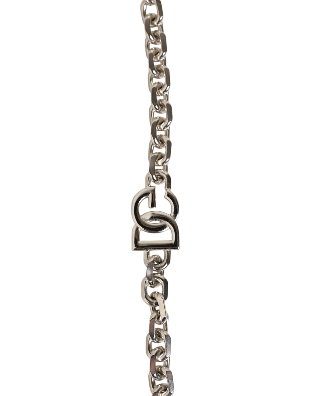 Bandoulière d'épaule en cuir noir et chaîne perlée Dolce & Gabbana