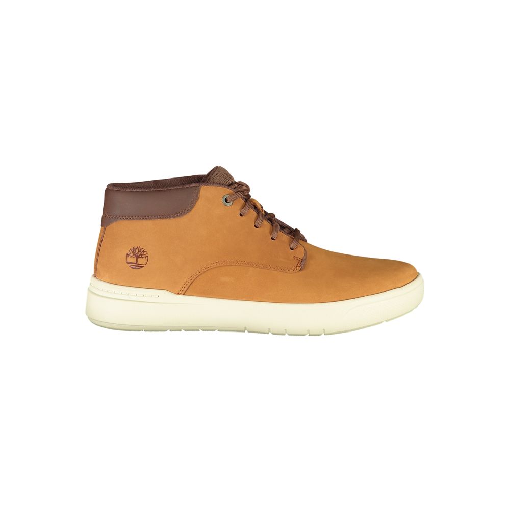 Timberland Brown Leather Men Sneaker