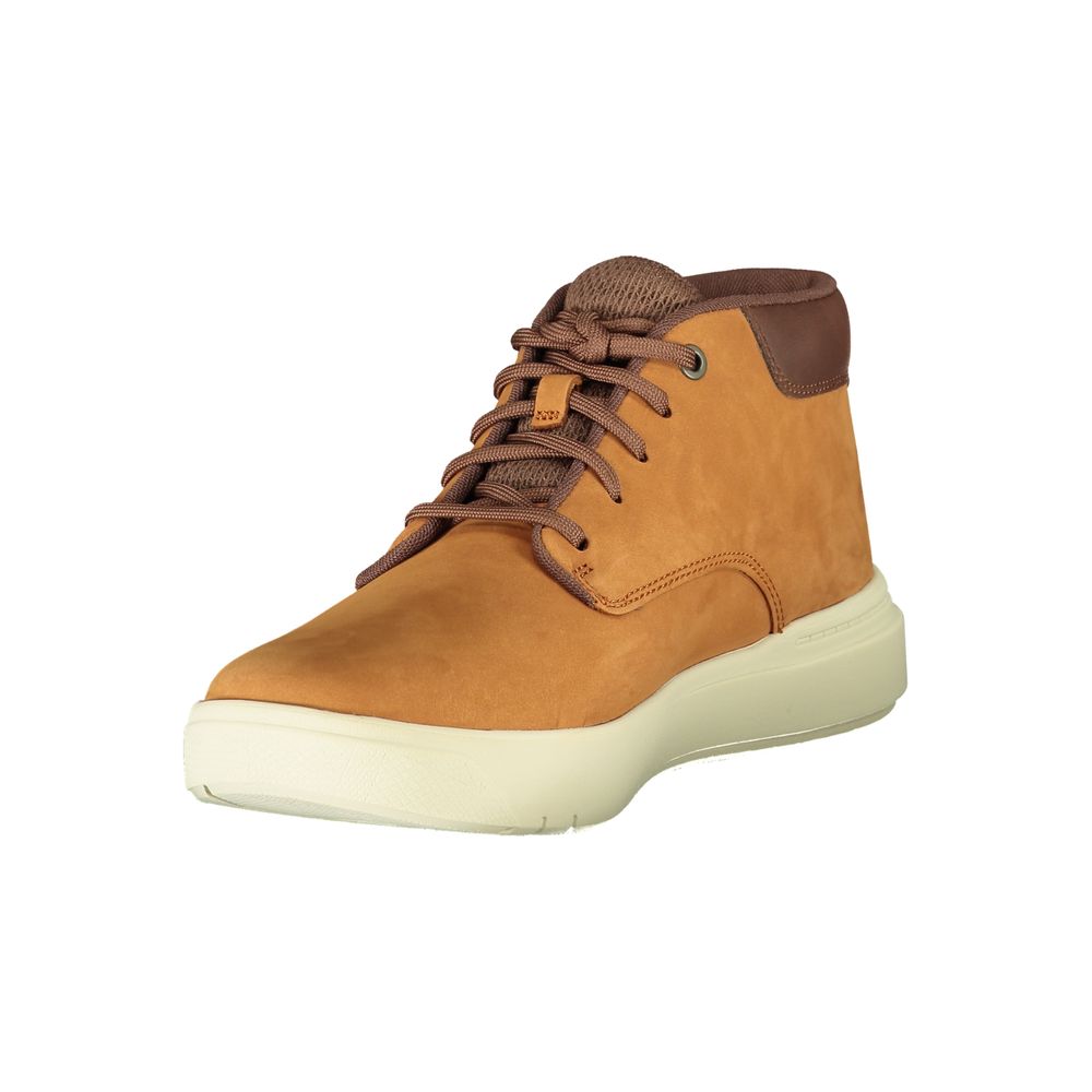 Timberland Brown Leather Men Sneaker
