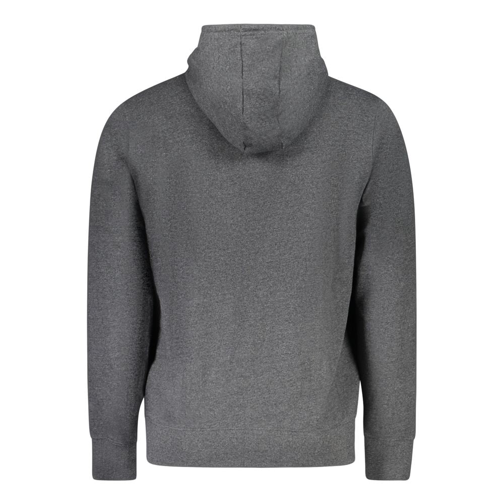 Accademia Militare Grigio Cotton Sweat à capuche homme