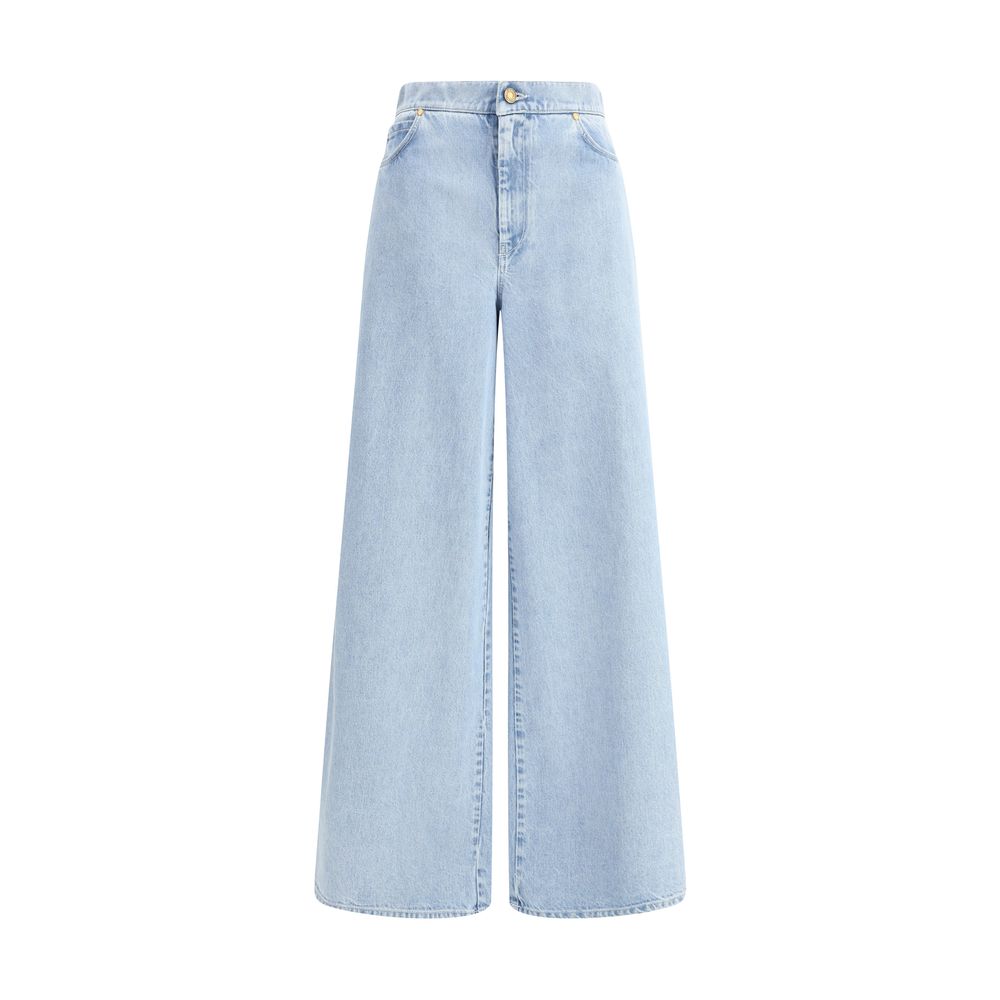 Max Mara Light Blue Cotton Jeans Denim