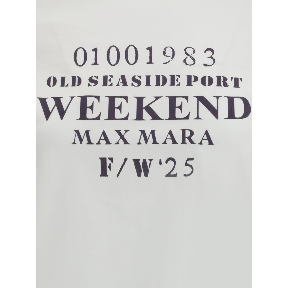 Max Mara White Cotton T-Shirt