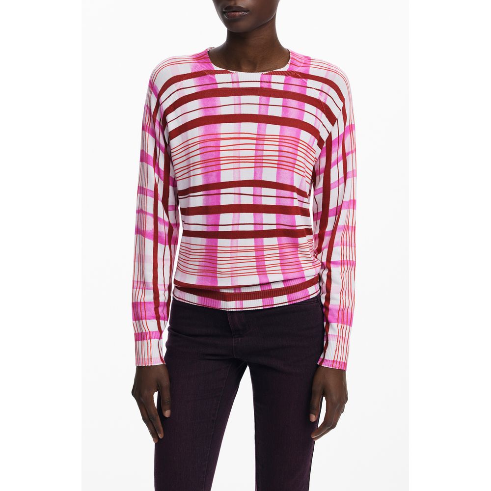 Pull Desigual Rosa Viscosa Femme