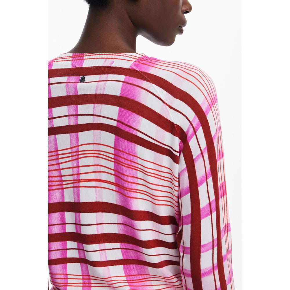 Pull Desigual Rosa Viscosa Femme