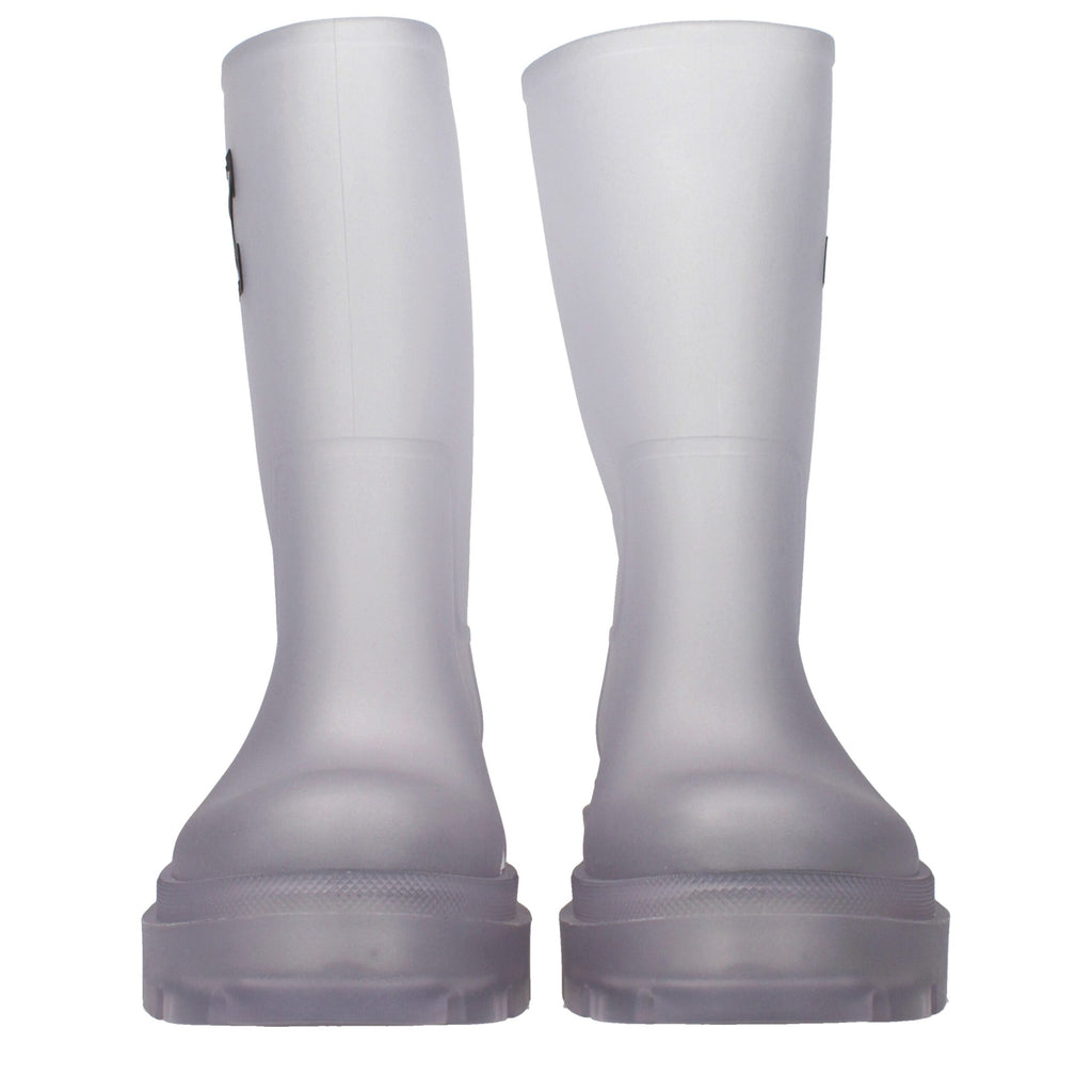 Bottes transparentes en PVC Off-White