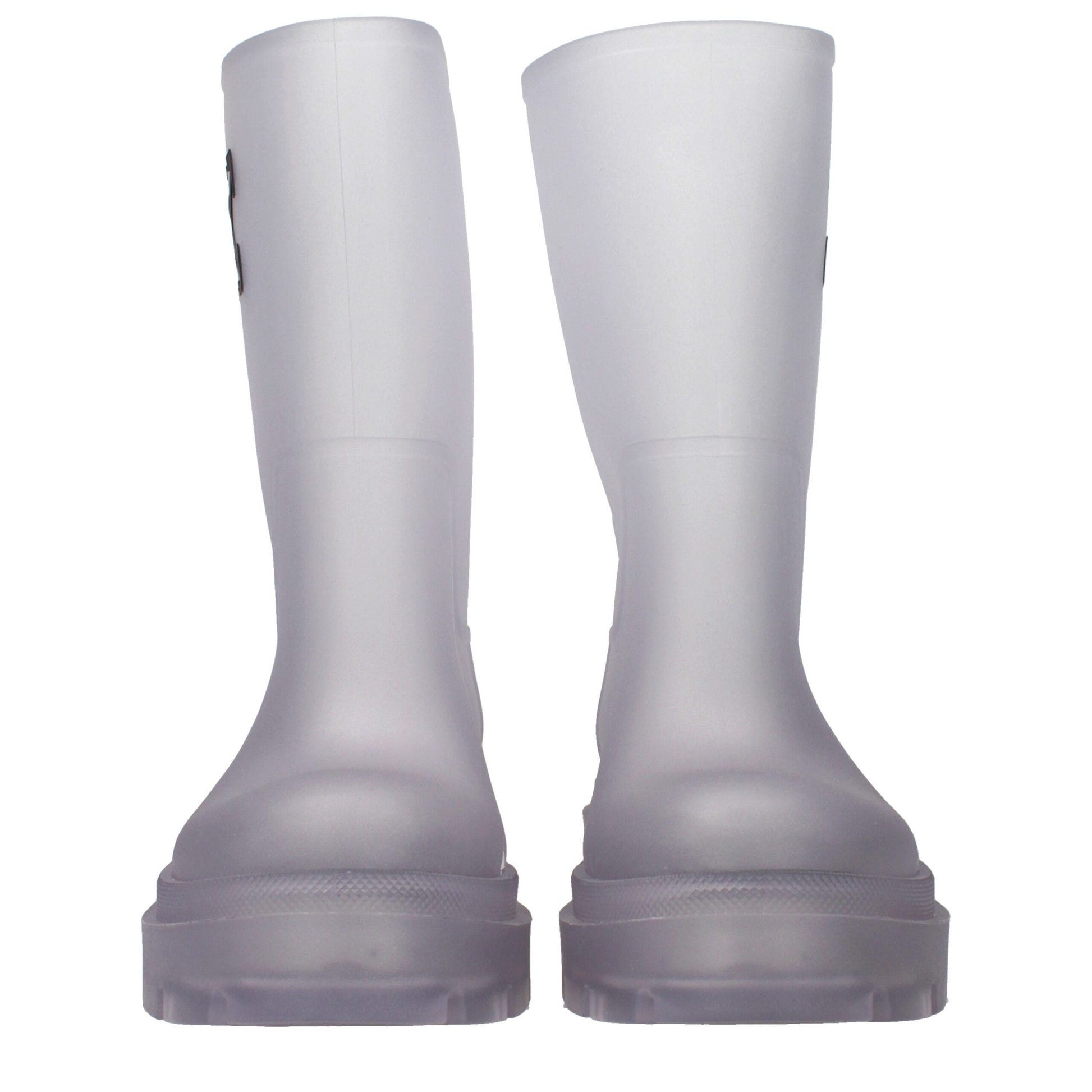 Bottes transparentes en PVC Off-White