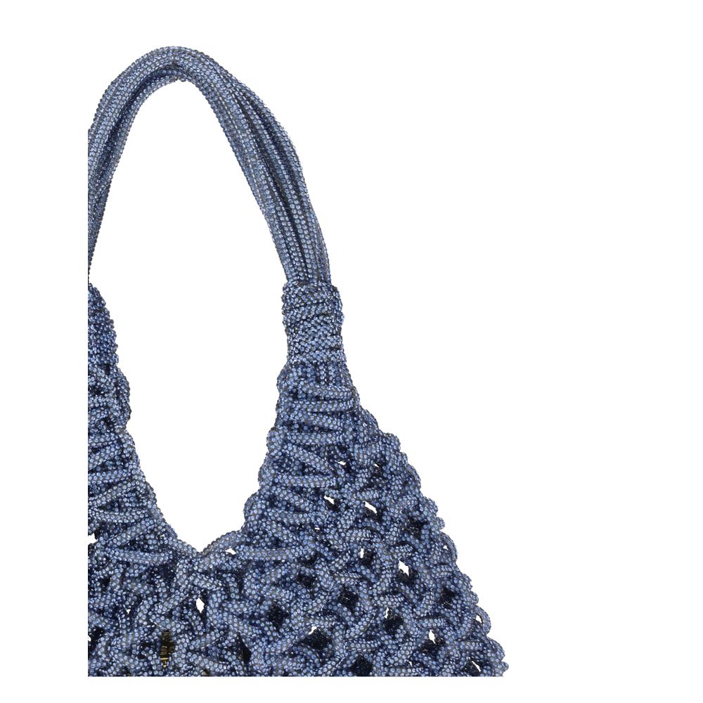 HIBOURAMA Blue Resin Handbag