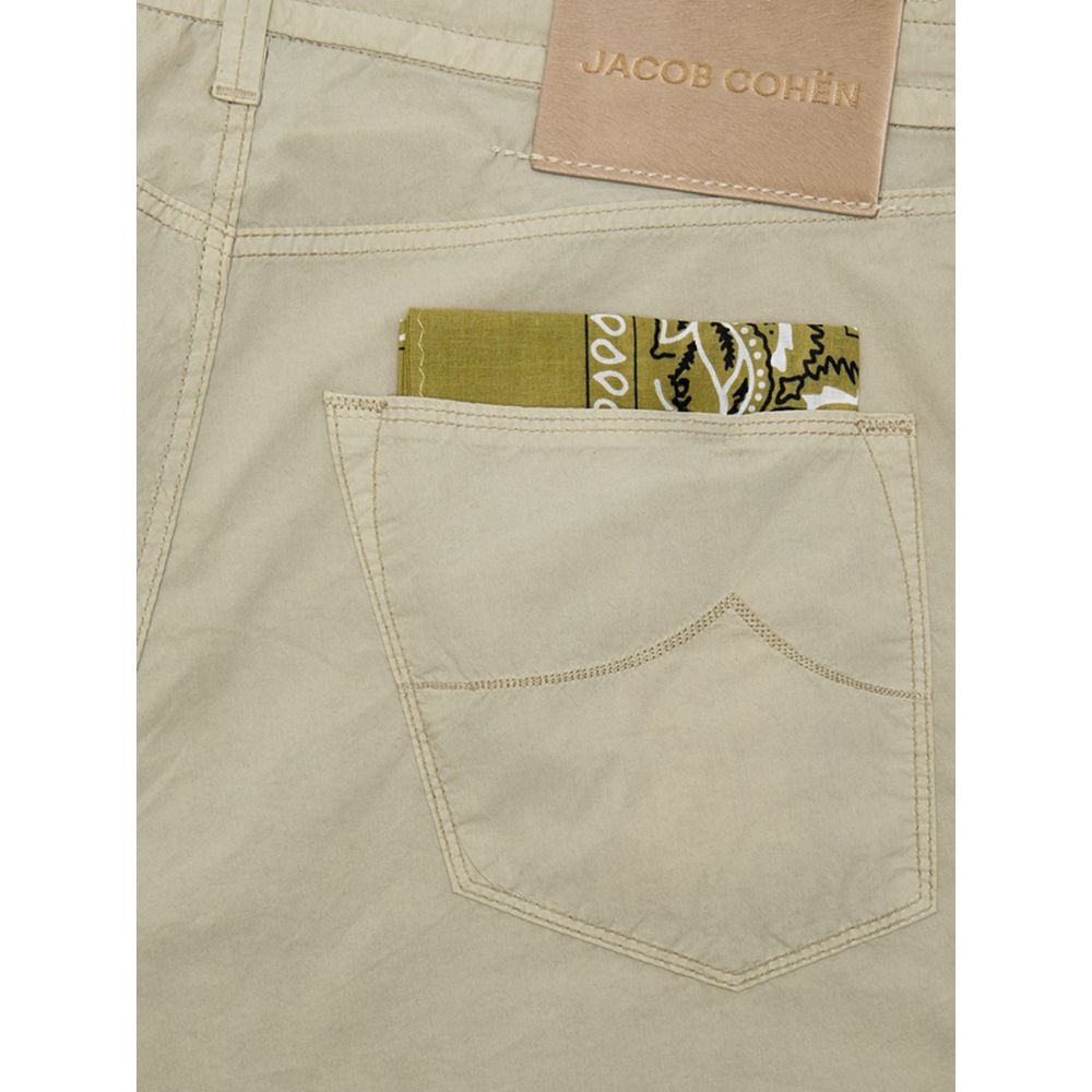 Jacob Cohen Beige Cotton Casual Pants