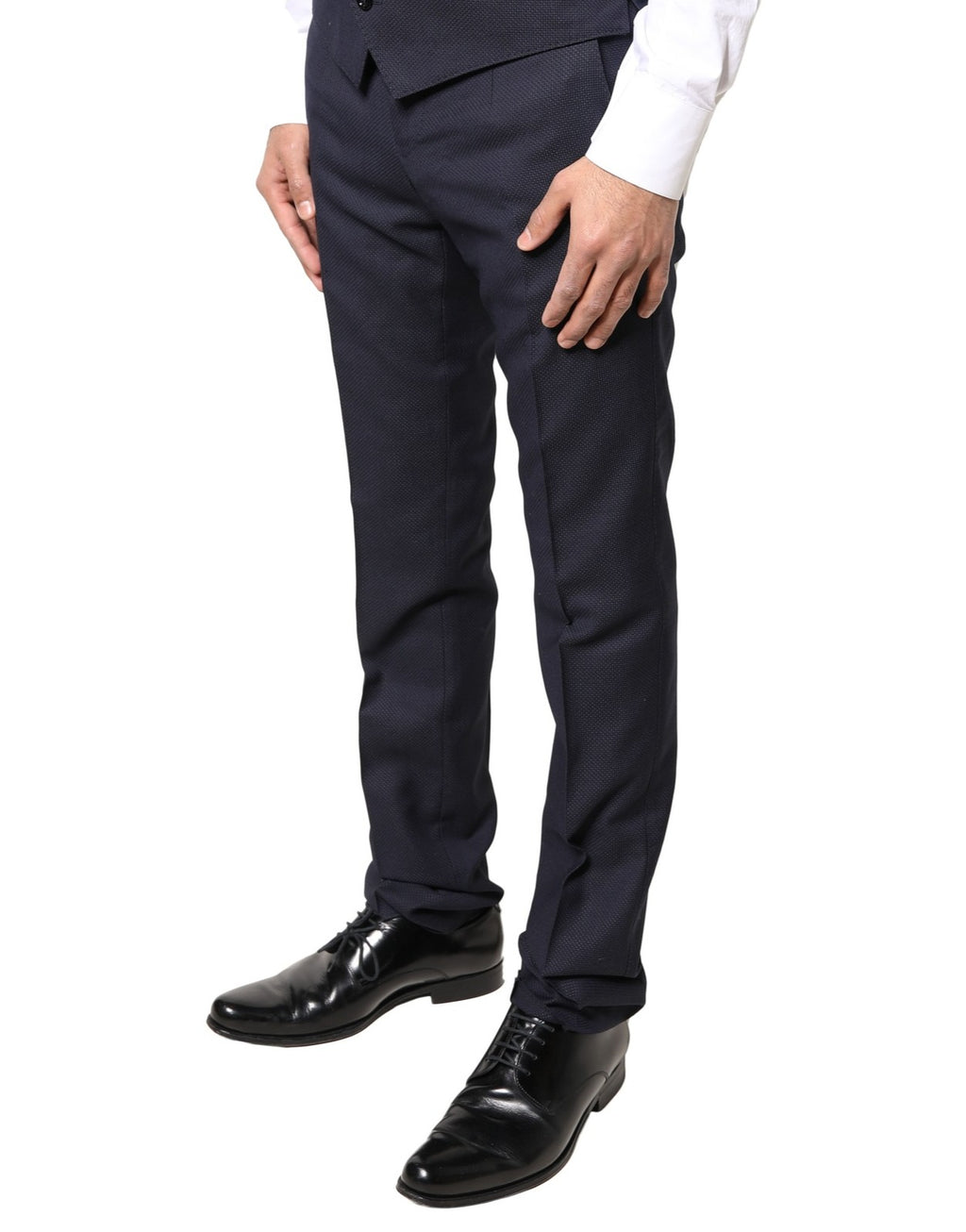 Dolce & Gabbana Gray Wool Formal Dress Men Trousers Pants