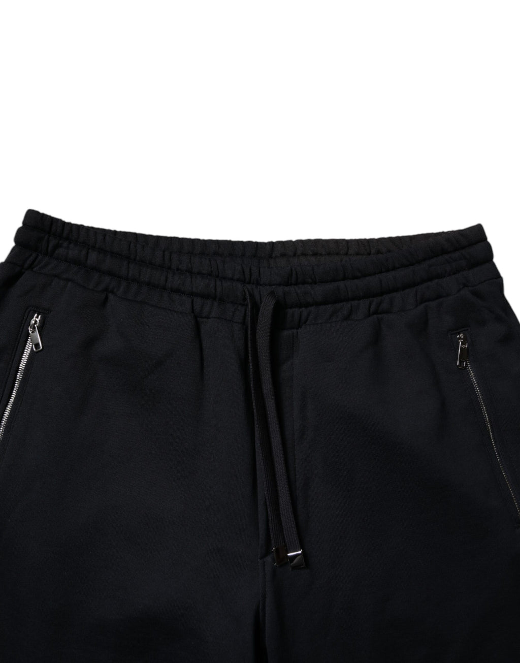 Dolce & Gabbana Black Cotton Men Jogger Sweatpants Pants