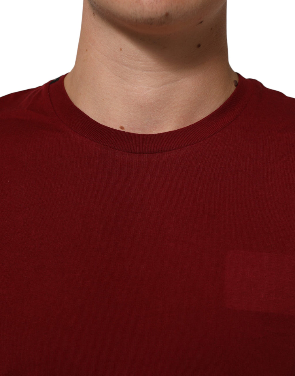 T-shirt Dolce & Gabbana en Coton Col Rond Manches Courtes Marron