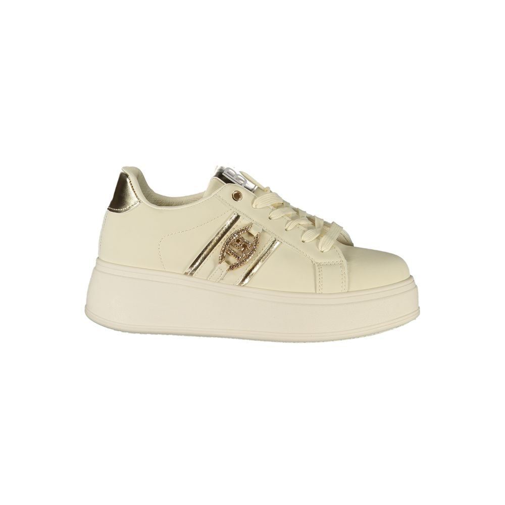 Baskets Laura Biagiotti en polyuréthane beige pour femme