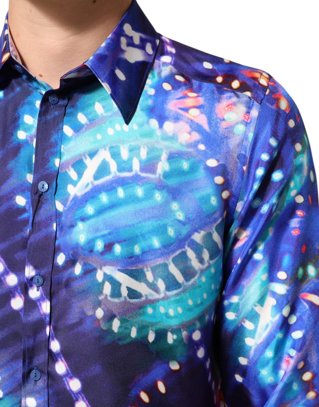Chemise slim pour homme Dolce & Gabbana Luminarie MARTINI multicolore