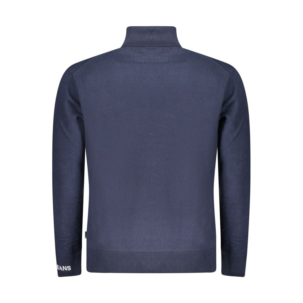 Pull col roulé Pepe Jeans en coton bleu pour homme