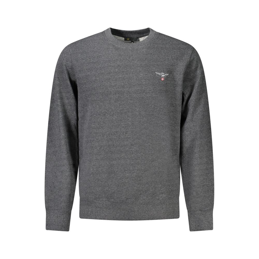 Sweat-shirt homme Accademia Militare Grigio en coton recyclé