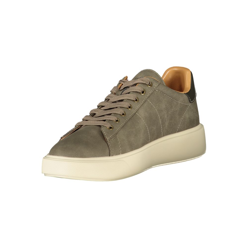 Blauer Grigio Baskets Homme en Polyuréthane