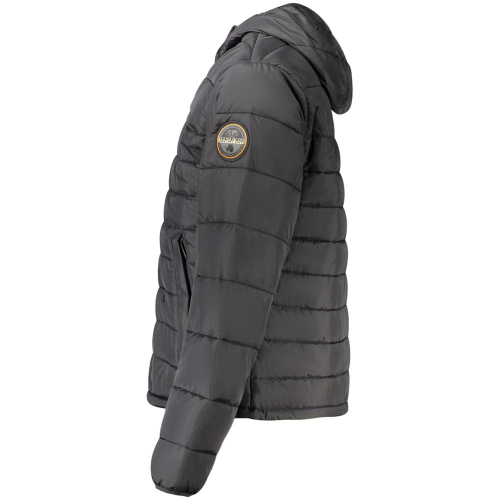 Veste Napapijri noire en polyamide pour homme