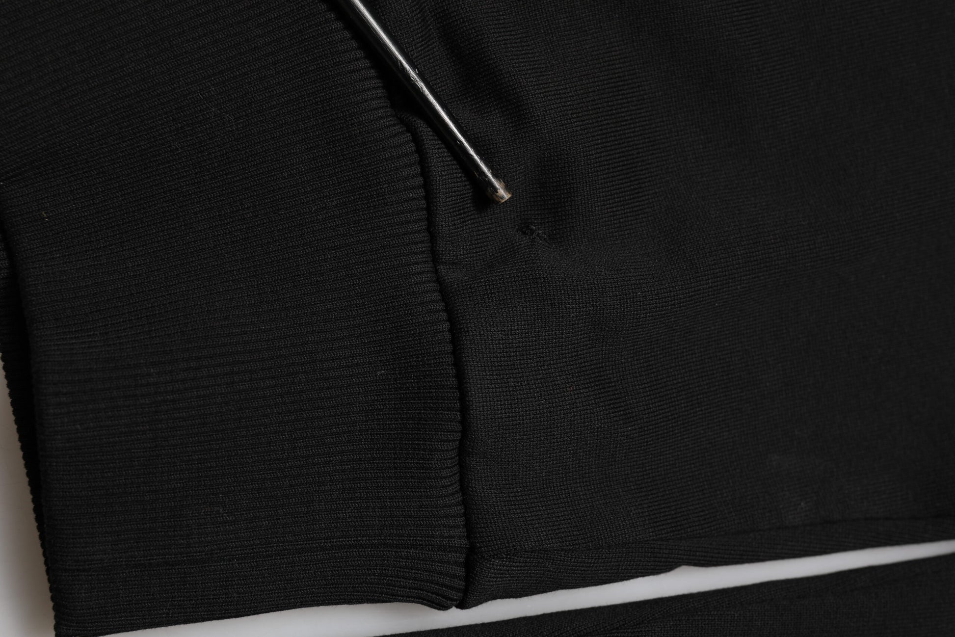 Pantalon de survêtement en coton noir avec logo DG Dolce & Gabbana