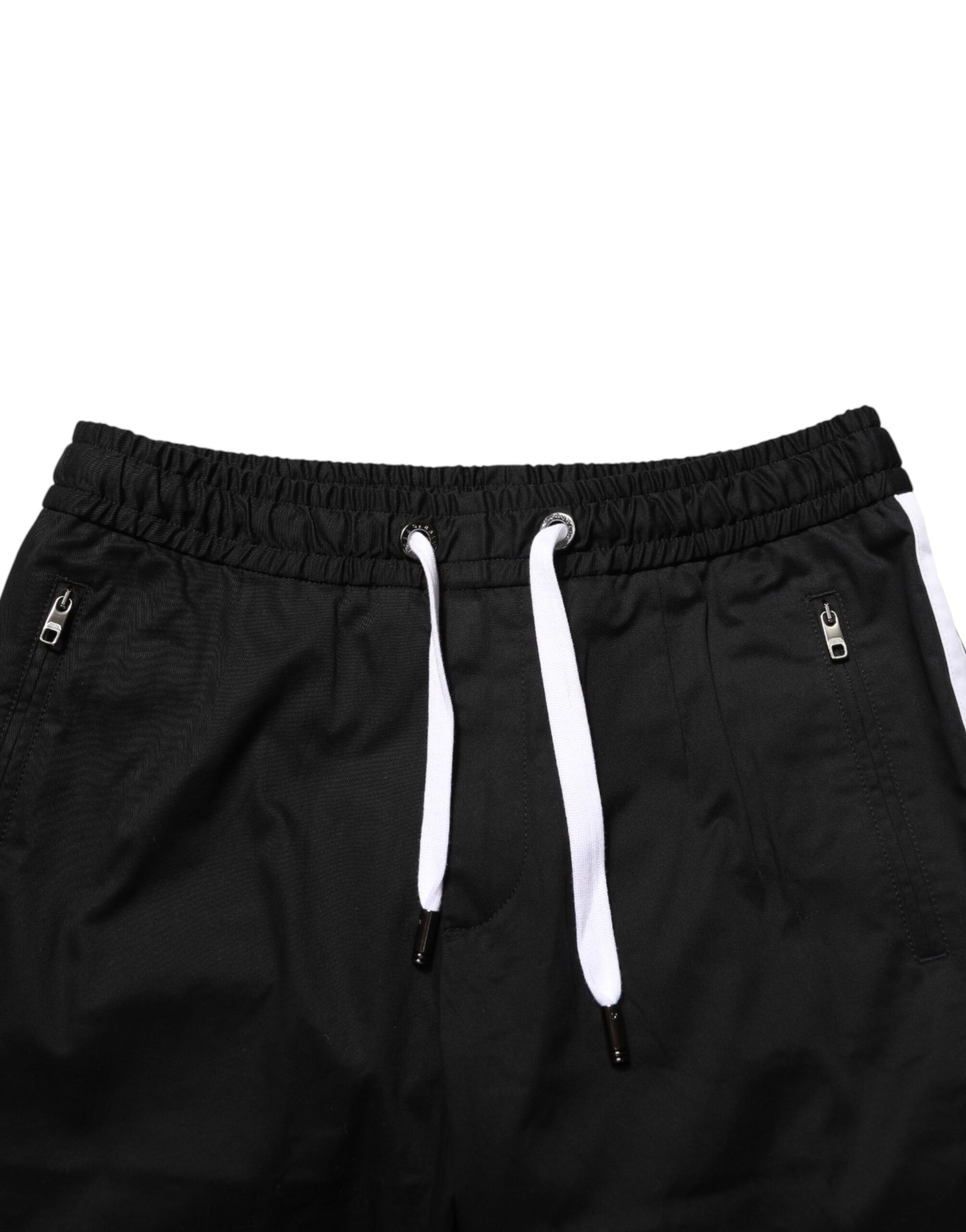 Shorts Bermuda homme Dolce & Gabbana en coton stretch noir