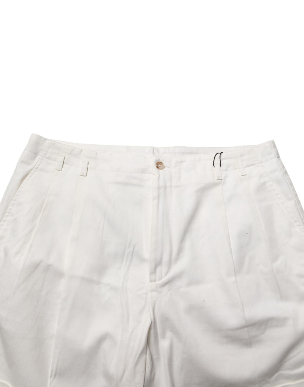 Shorts bermuda Dolce & Gabbana en coton blanc taille mi-haute pour homme