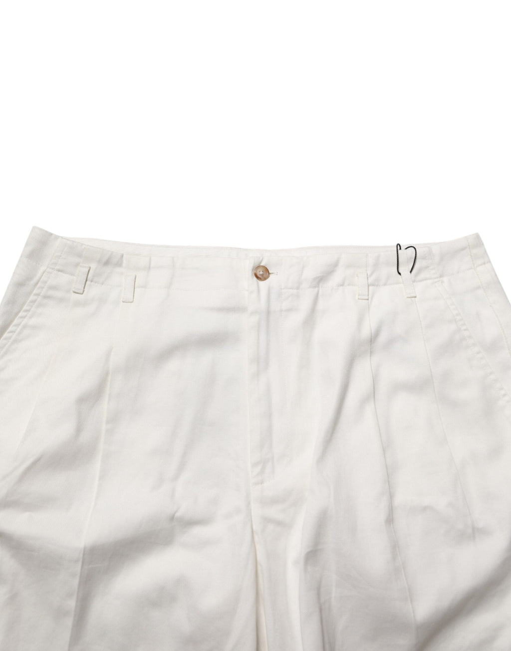 Shorts bermuda Dolce & Gabbana en coton blanc taille mi-haute pour homme