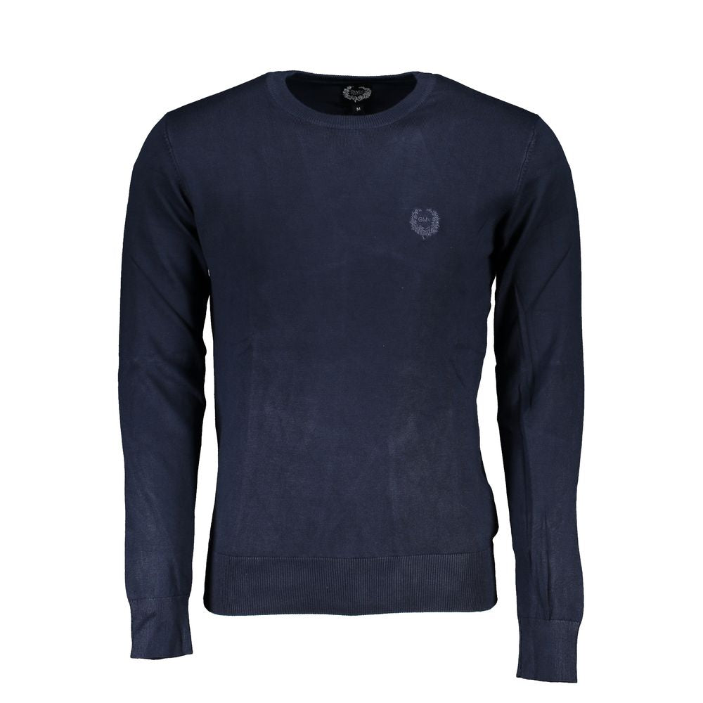 Pull pour homme en viscose bleue Gianmarco Venturi
