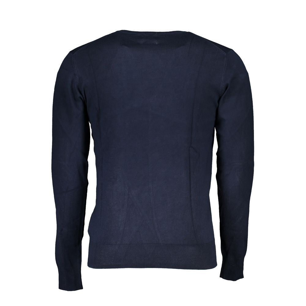 Pull pour homme en viscose bleue Gianmarco Venturi