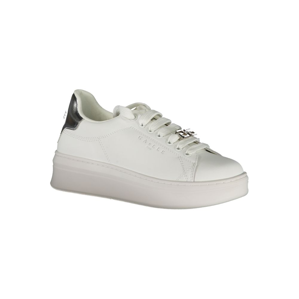 Baskets Gaelle Paris Bianco Poliuretano Femme