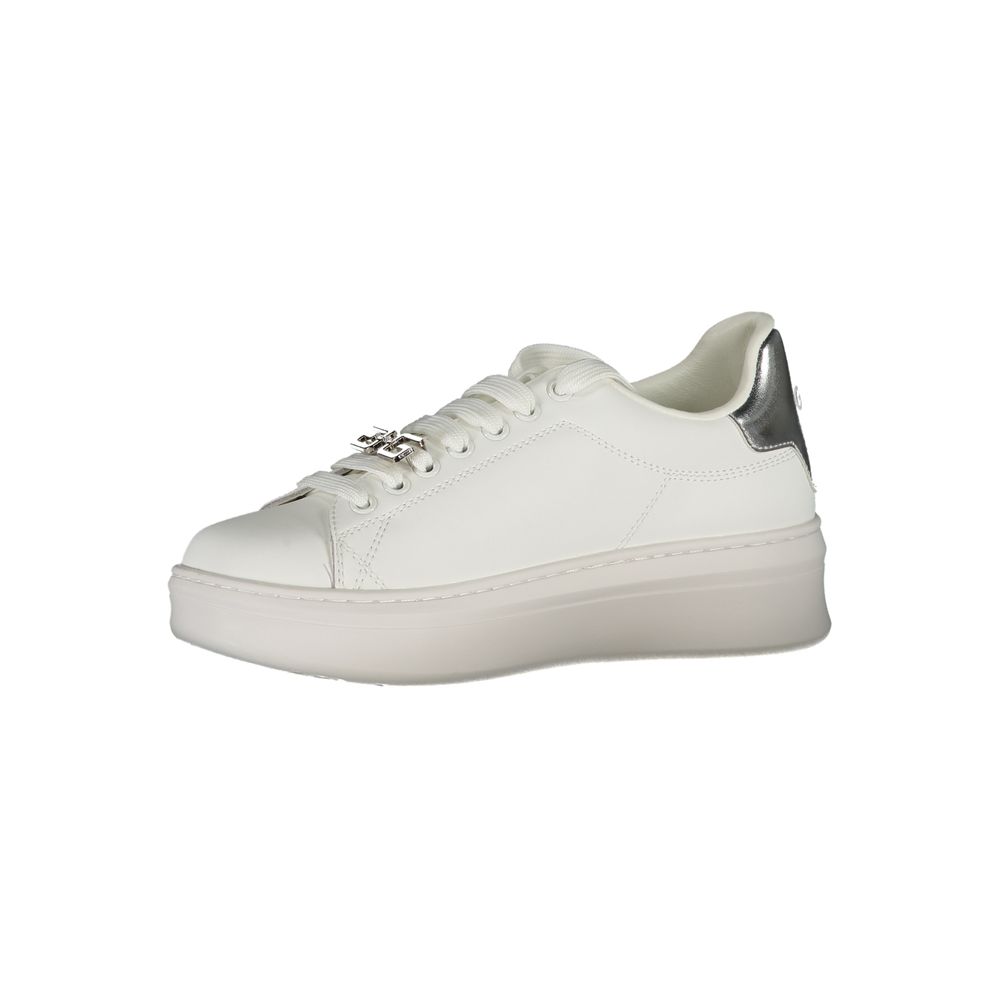 Baskets Gaelle Paris Bianco Poliuretano Femme